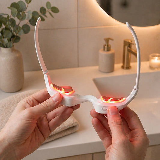 HydroVibex™ Red Light Eye Massager for Daily Relaxation