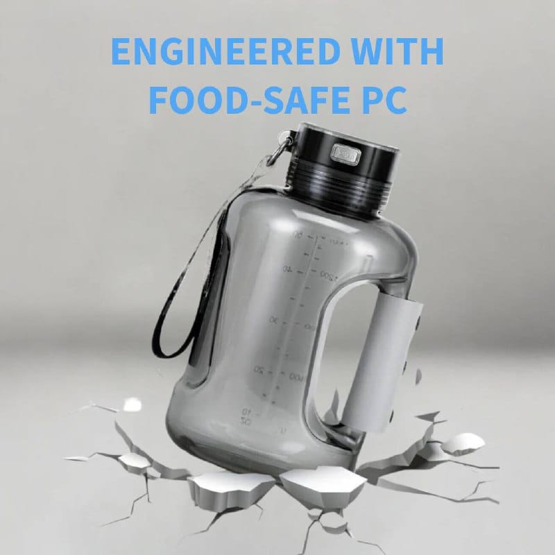 HydroVibex™ 51 oz (1.5 L) Portable Hydrogen-Rich Sports Water Bottle