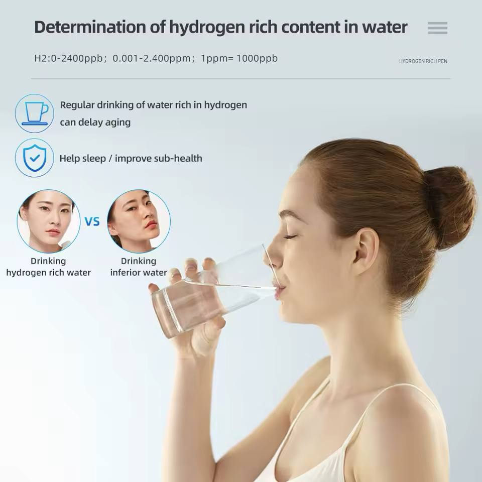 HydroVibex™ Hydrogen Concentration Meter 4-in-1 Water Quality & Purity Tester