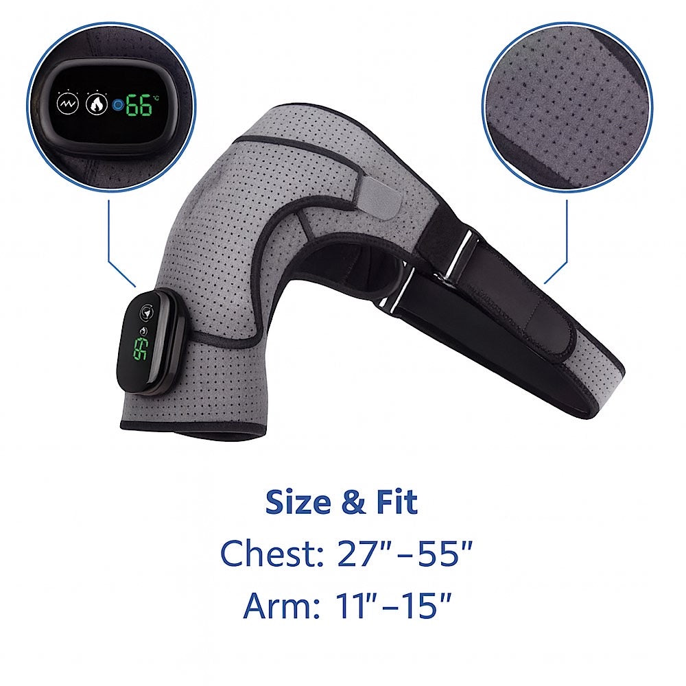 HydroVibex™ Heated Shoulder Comfort Wrap with Vibration