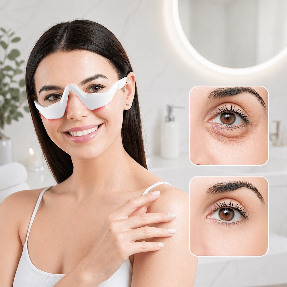 HydroVibex™ Red Light Eye Massager for Daily Relaxation