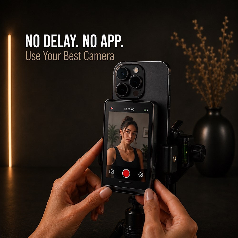 HydroVibex™ SnapView Magnetic Selfie Monitor