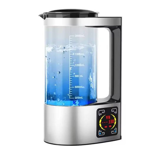 HydroVibex™ Hydrogen Water Pitcher 64oz (2L) Electric Ionizer 110V (240V) Water Filter Generator