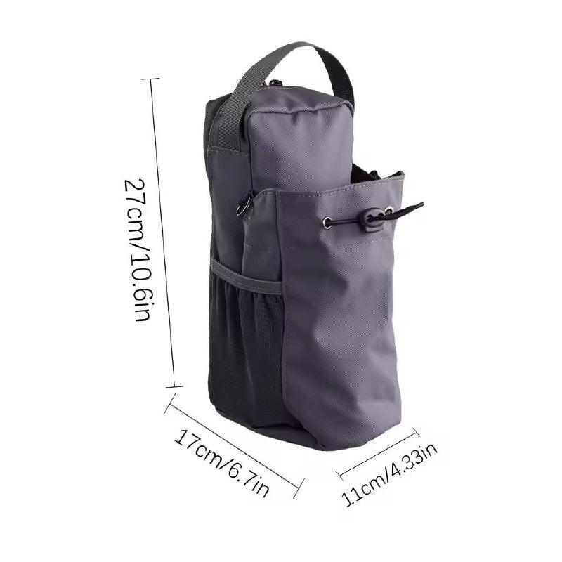 HydroVibex™ Magnetic Gym Sling Bag – Waterproof Crossbody with Bottle & Phone Holder